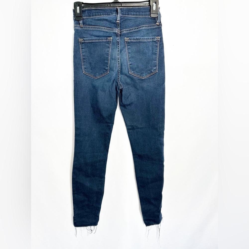 Frame Ali High Rise Cigarette Distressed Bottom - Picture 2 of 4